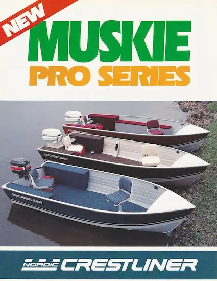 Crestliner Muskie Pro Series Fishing Boat Spec Sheet 1
