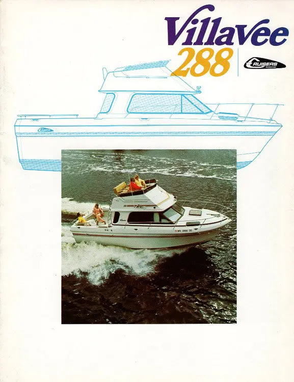 Cruisers Villavee 288 Powerboat Brochure 1