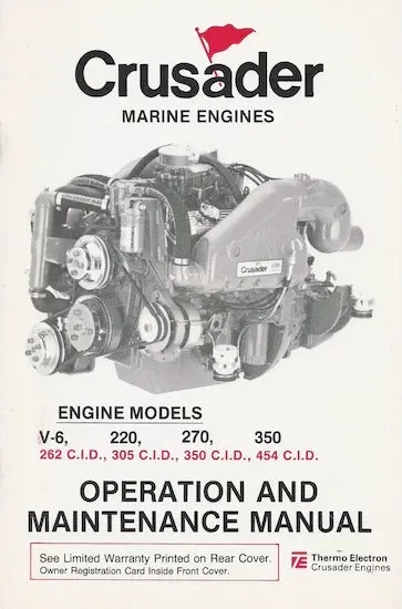 Crusader Engine Operations And Maintenance Guide 1