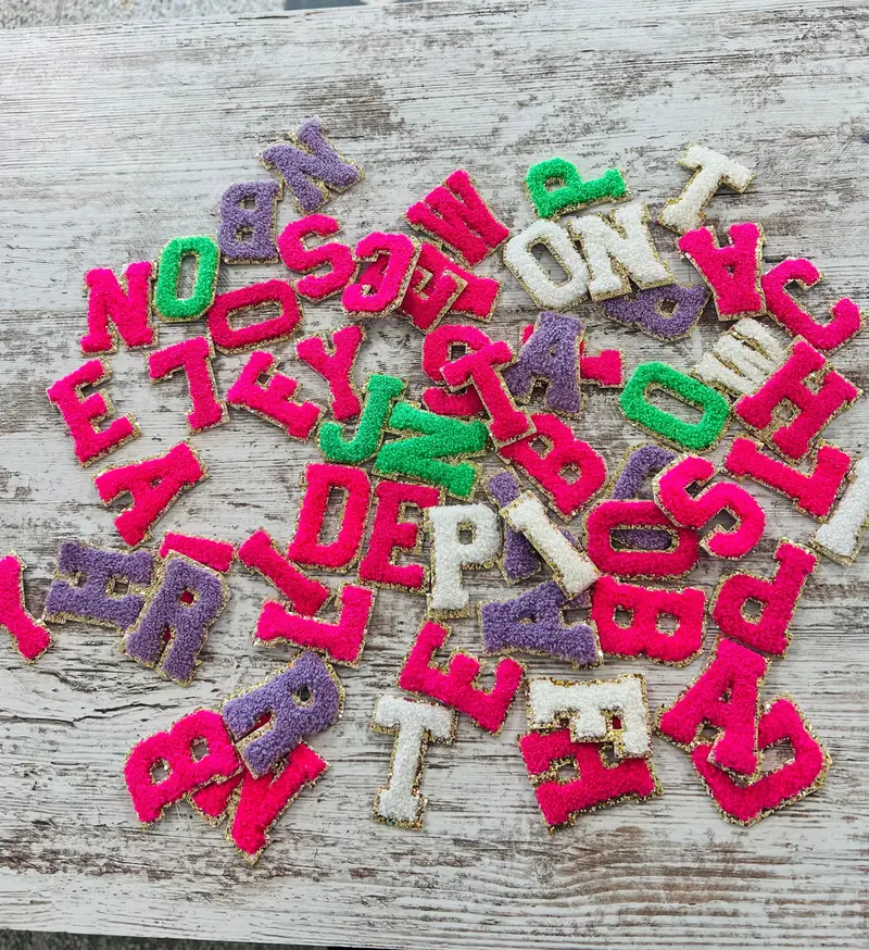 Custom Varsity Letter Embroidered Patch 1