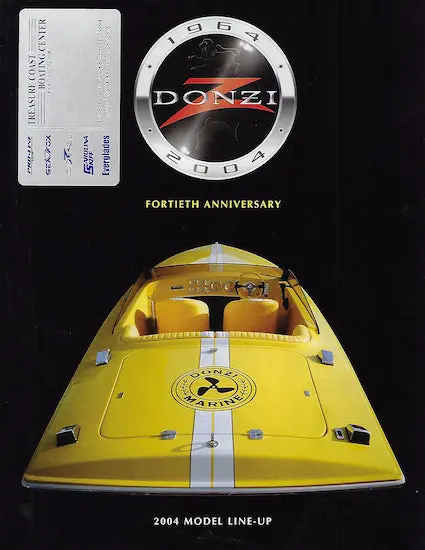 Donzi 2004 Performance Boat Marketing Poster 1