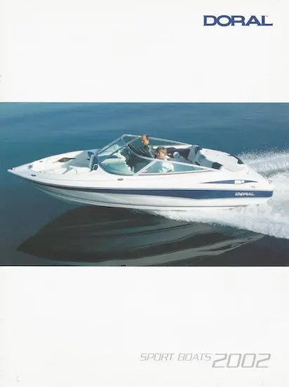 Doral 2002 Sport Boat Catalog 1