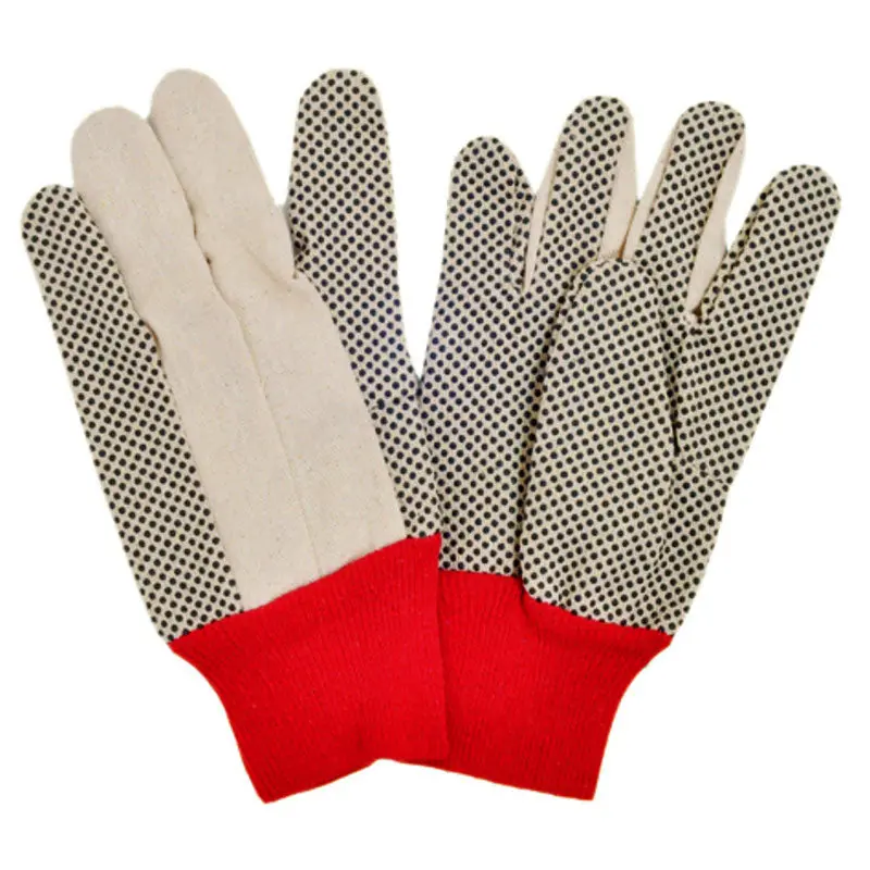 Drill-Dotted Grip Work Gloves 1