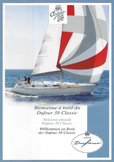 Dufour 38 Classic Sailboat Brochure 1