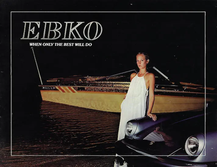 Ebko 1983 Product Brochure – Fiberglass Sport & Fishing Vessel Specifications 1