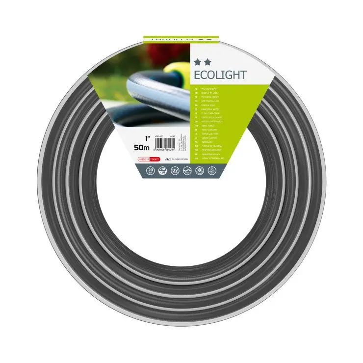 Ecolight 1-Inch × 50-Meter Premium Garden Hose – Uv & Pressure Resistant 1