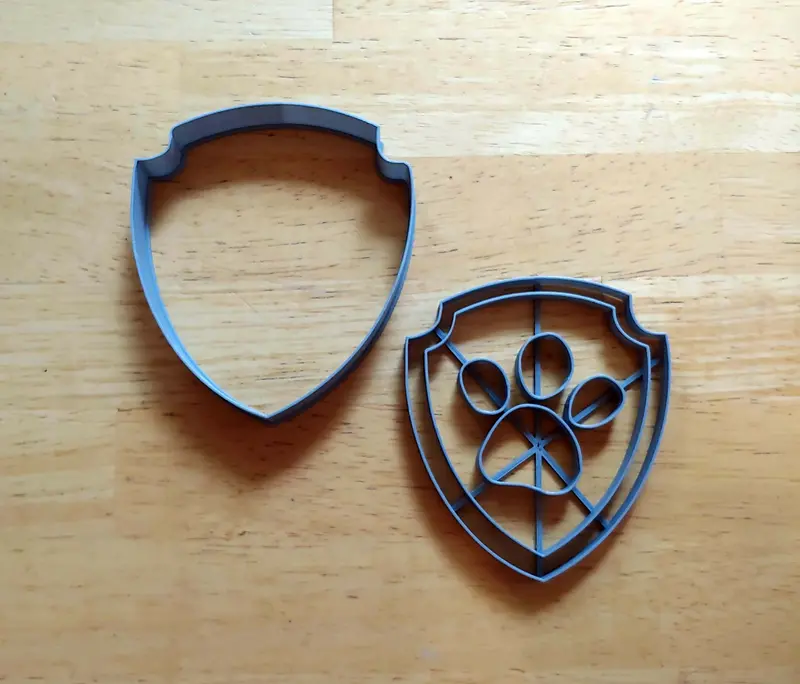 Emergency Rescue Shield Cookie Cutter (2-Piece Set) 1