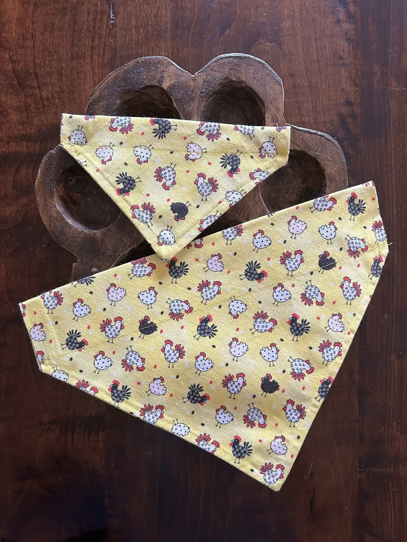 Fall Drinks Themed Over-The-Collar Dog Bandana 1