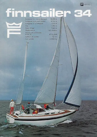 Finnsailer 34 Digital Brochure Package – Full Specifications And Layouts 1