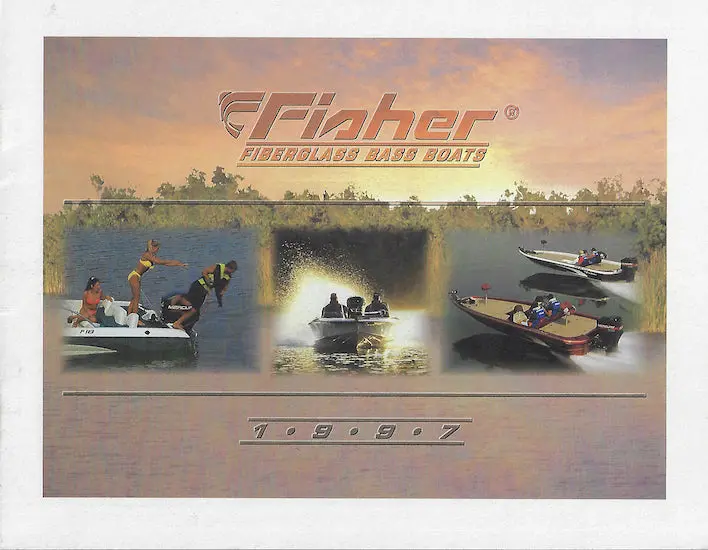Fisher Fiberglass Bass Boat Brochure – 1997 1