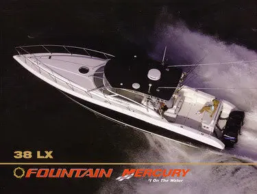 Fountain 38 Lx Owner'S Guide And Specifications Brochure 1