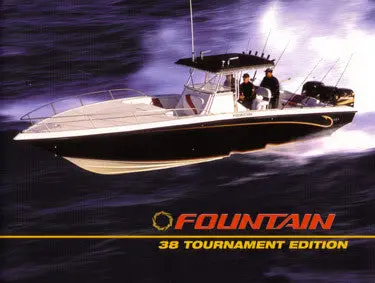 Fountain 38 Tournament Edition Boat Overview And Features Brochure 1