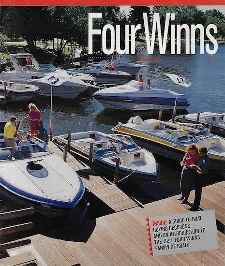 Four Winns 1991 Full Lineup Brochure – Models, Features, And Options 1
