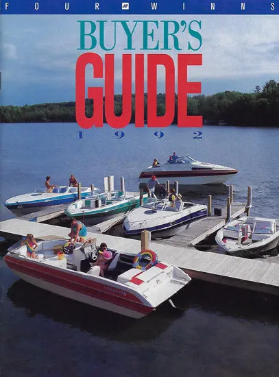 Four Winns 1992 Complete Model Catalog – Performance, Cruising, And Options 1