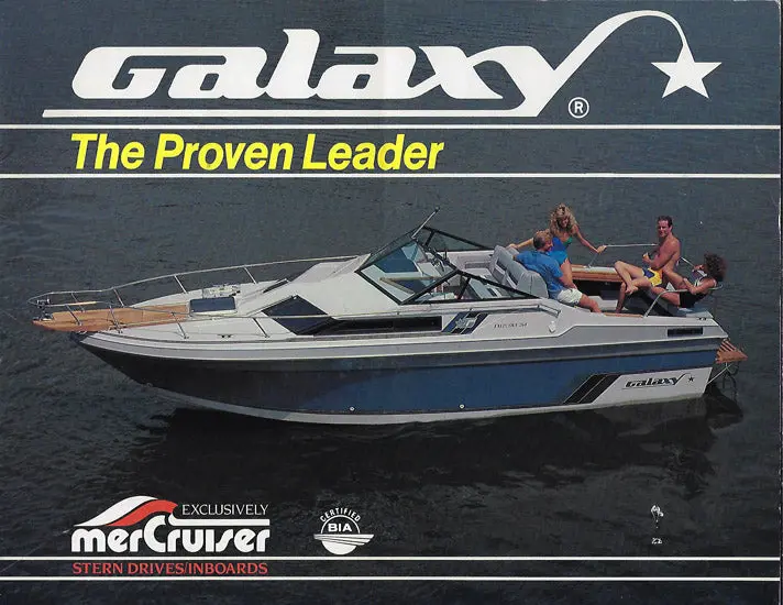 Galaxy Boats 1980S Era Catalog 1