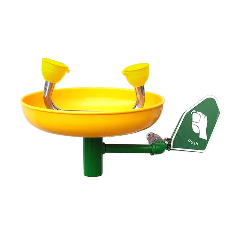 Gi-B100 Wall-Mounted Galvanized Steel Eye Wash 1