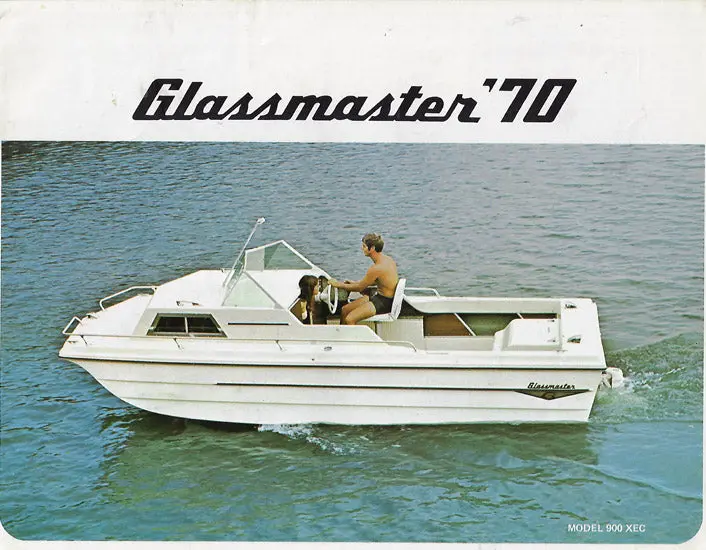 Glassmaster Boats 1970 Vintage Brochure 1