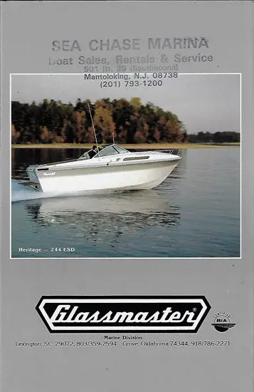 Glassmaster Boats 1984 Marketing Brochure 1