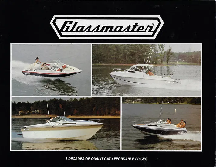 Glassmaster Boats 1986 Model Brochure 1