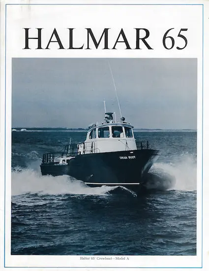 Halmar 65 Luxury Motor Yacht Brochure 1