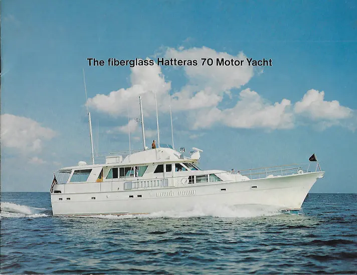 Hatteras 70 Motor Yacht Brochure – Specifications & Features 1