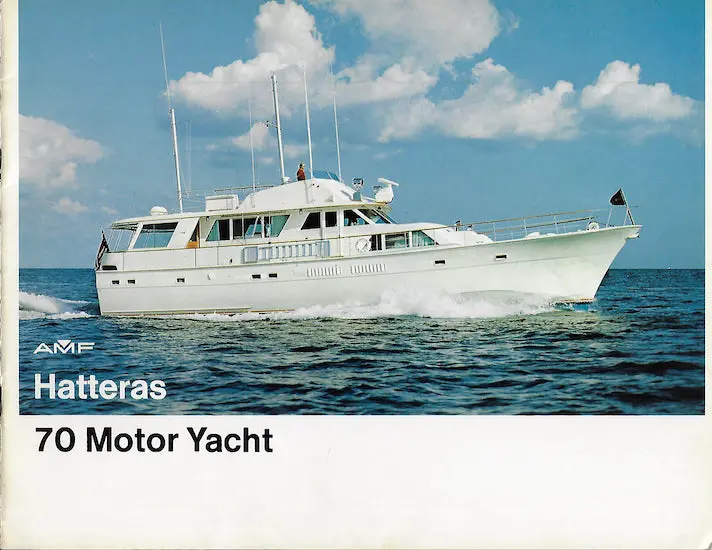 Hatteras 70 My Owner’S Guide & Brochure 1