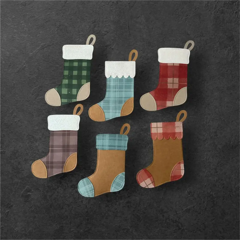 Holiday Stocking-Shaped Gift Card Holder – Festive Christmas Accessory 1