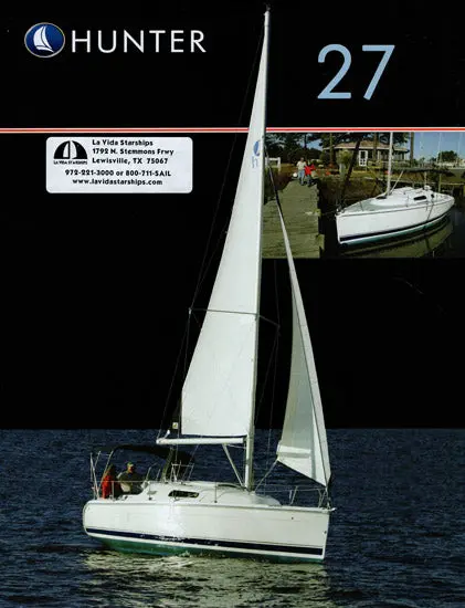 Hunter 27 Cruising Yacht Brochure 1