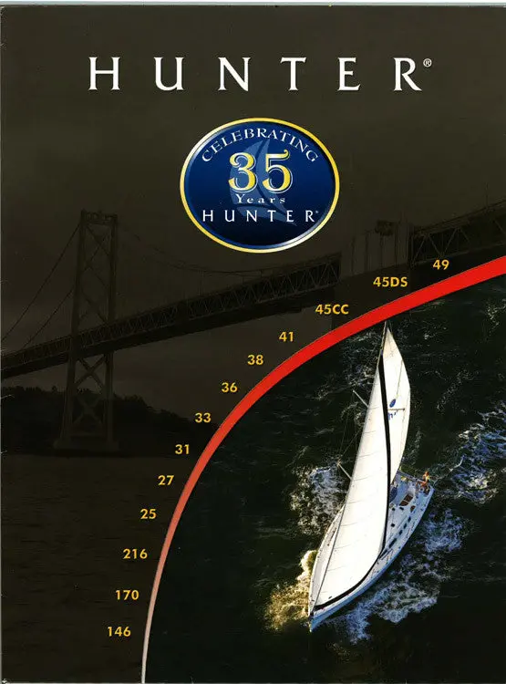 Hunter Folder Folding Sailboat Brochure 1
