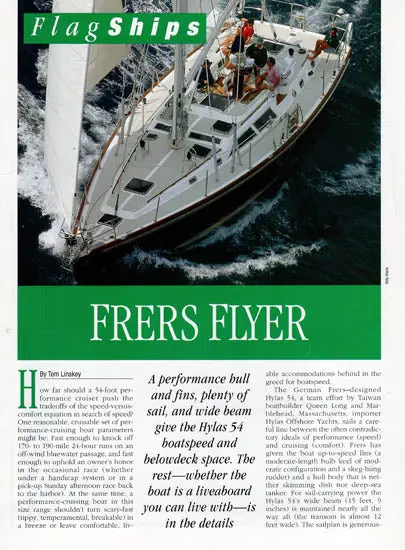 Hylas 54 – Sail Magazine Editorial Reprint 1
