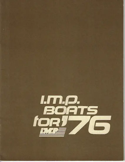 Imp 1976 Vintage Brochure – Classic High-Performance Powerboat Catalog 1