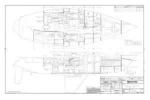 Islander 40 Bulkhead Placement Diagram 1