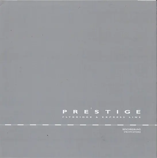 Jeanneau Prestige 2006 Model Specifications 1