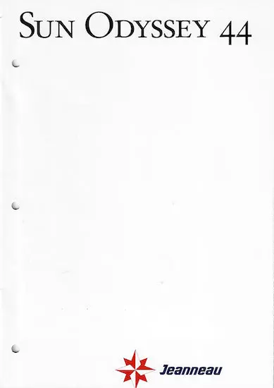 Jeanneau Sun Odyssey 44 Performance Cruiser Brochure 1