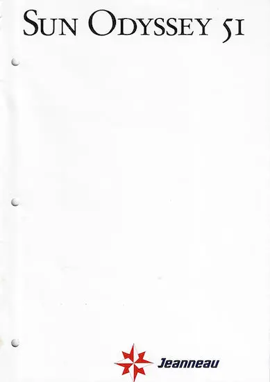 Jeanneau Sun Odyssey 51 Luxury Cruiser Brochure 1
