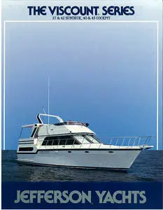 Jefferson Viscount Luxury Motor Yacht Brochure 1