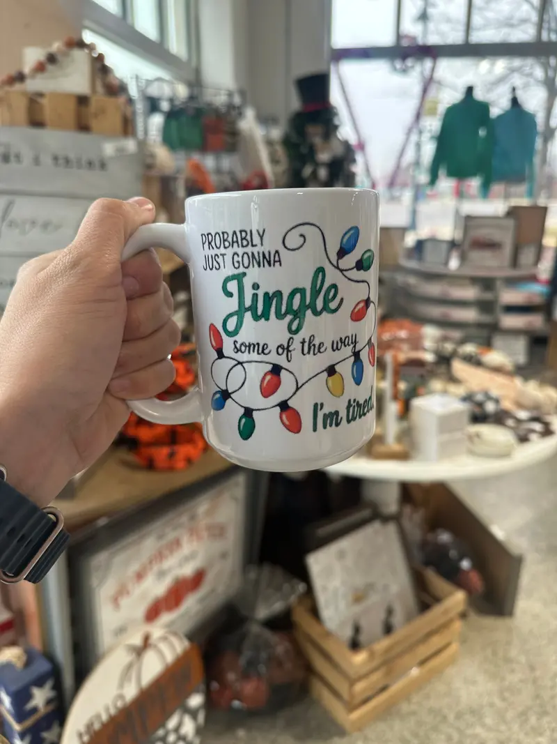 Jingle All The Way Ceramic Coffee Mug – Holiday-Themed Gift 1