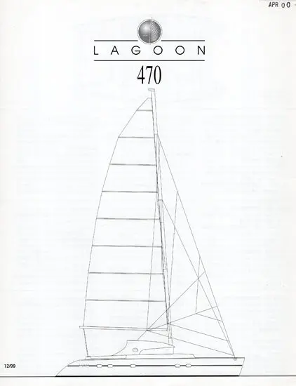 Lagoon 470 Catamaran Technical Specifications 1