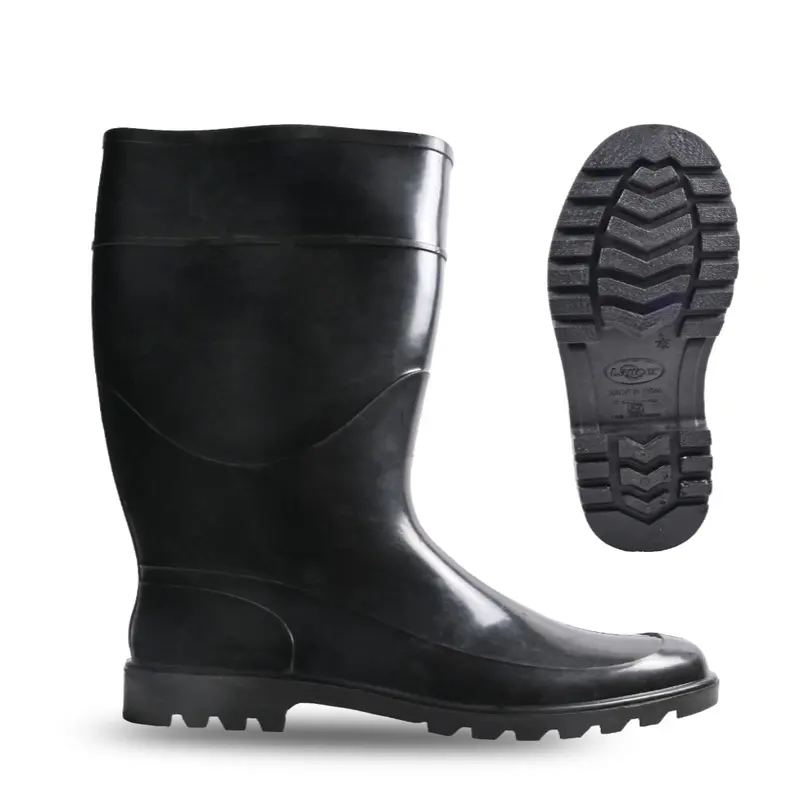 Lancer Gb-02 S3 Non-Toe-Padded Pvc Gum Boots – Lightweight Work Gumboots 1