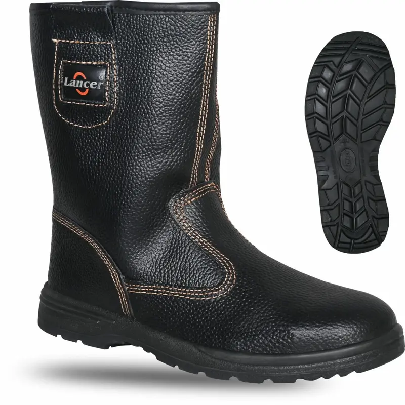 Lancer Tp-213 Welding Rigger Boots – Black S1P Src Heat-Resistant Footwear 1