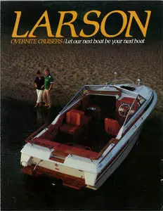 Larson 1982 Overnight Cruising Vessel Brochure 1