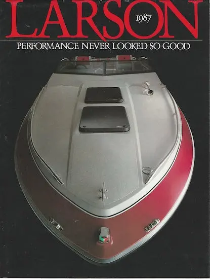 Larson 1987 Fold-Out Poster Brochure 1
