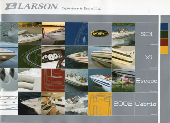 Larson 2002 Runabout And Deck Boat Brochure 1