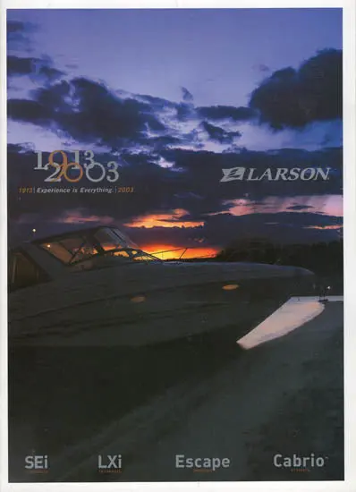 Larson 2003 Boat Line Catalog 1