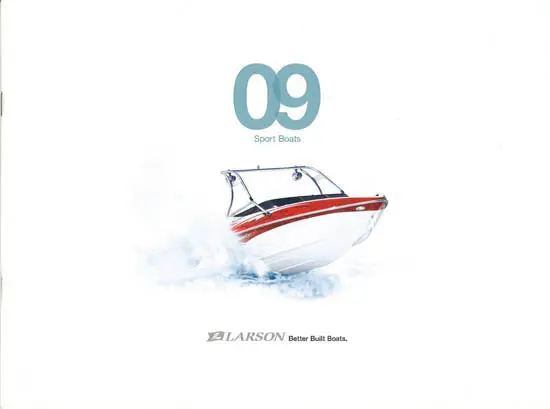Larson 2009 Sport Boat Brochure 1