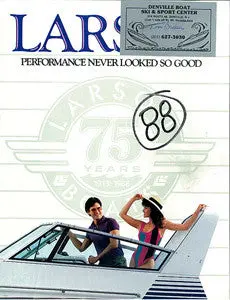 Larson Boats 1988 Sales Brochure 1
