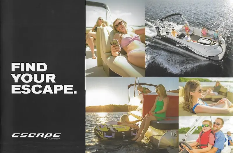 Larson Escape Pontoon 2016 Owner & Specs Brochure 1