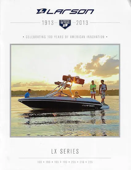 Larson Lx Series 2013 Performance Boat Brochure 1