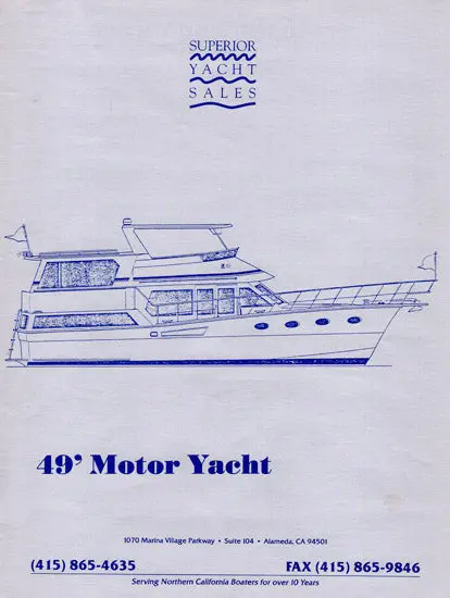 Lien Hwa 49 Motor Yacht Brochure 1