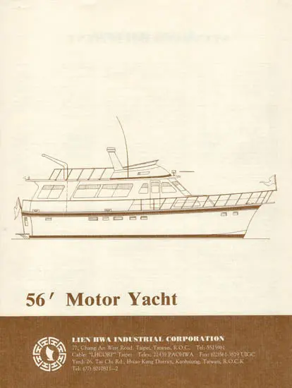 Lien Hwa 56 Motor Yacht Specifications 1